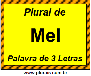 Plural de Mel