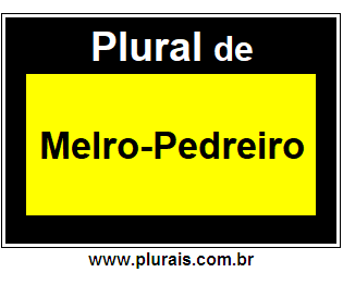 Plural de Melro-Pedreiro