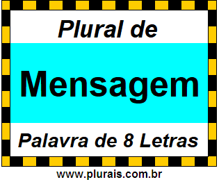 Plural de Mensagem