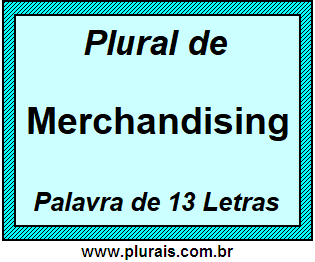 Plural de Merchandising