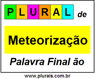 Plural de Meteorização