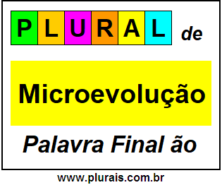 Plural de Microevolução