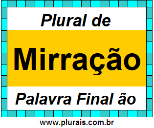 Plural de Mirração