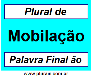 Plural de Mobilação