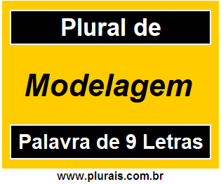 Plural de Modelagem