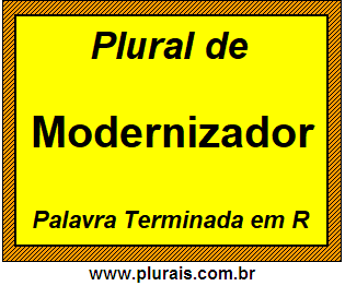 Plural de Modernizador