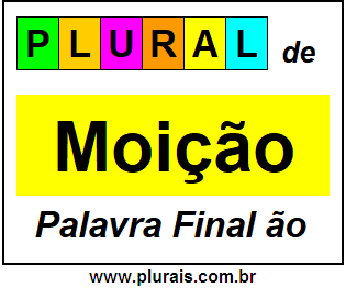 Plural de Moição