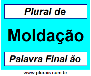 Plural de Moldação