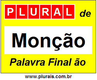 Plural de Monção