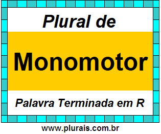Plural de Monomotor