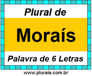 Plural de Moraís