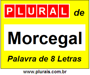 Plural de Morcegal