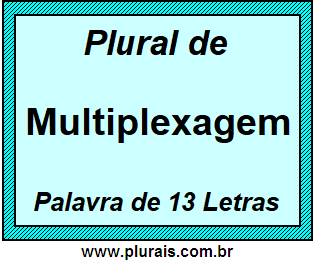 Plural de Multiplexagem