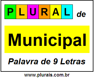 Plural de Municipal