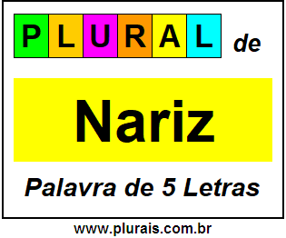 Plural de Nariz