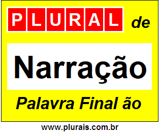 Plural de Narração