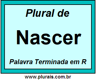 Plural de Nascer