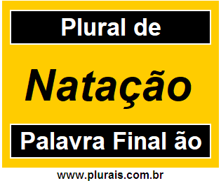 Plural de Natação