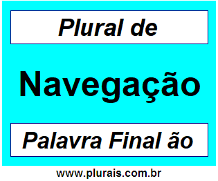 Plural de Navegação