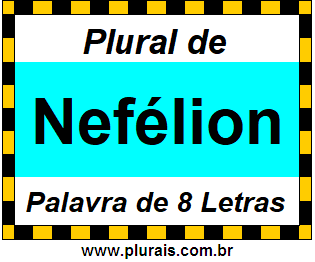 Plural de Nefélion