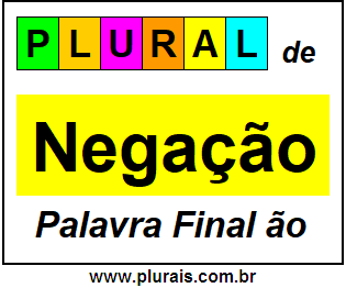 Plural de Negação