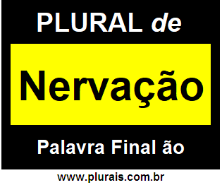 Plural de Nervação