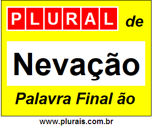 Plural de Nevação