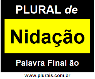 Plural de Nidação