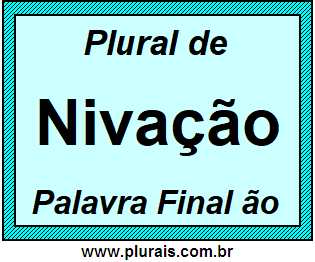 Plural de Nivação