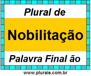 Plural de Nobilitação