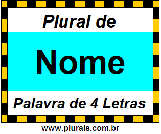 Plural de Nome