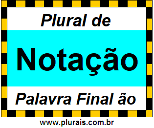 Plural de Notação