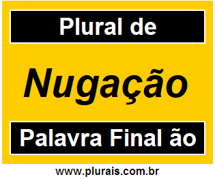 Plural de Nugação