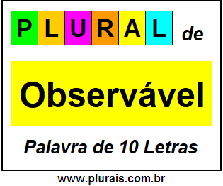 Plural de Observável