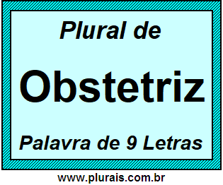 Plural de Obstetriz