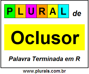 Plural de Oclusor