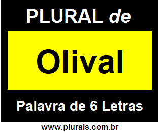 Plural de Olival