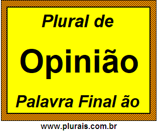 Plural de Opinião