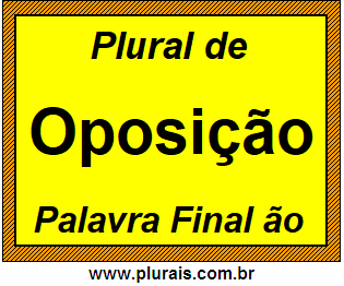 Plural de Oposição