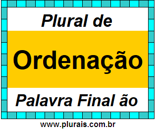 Plural de Ordenação