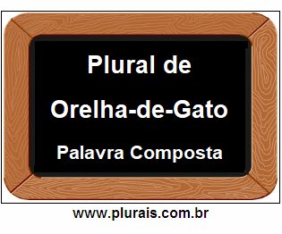 Plural de Orelha-de-Gato