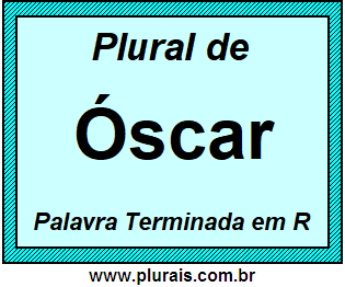 Plural de Óscar