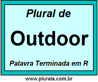 Plural de Outdoor