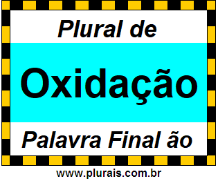 Plural de Oxidação