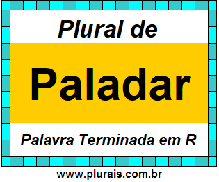Plural de Paladar
