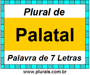 Plural de Palatal