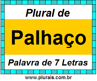 Plural de Palhaço