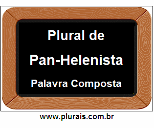 Plural de Pan-Helenista