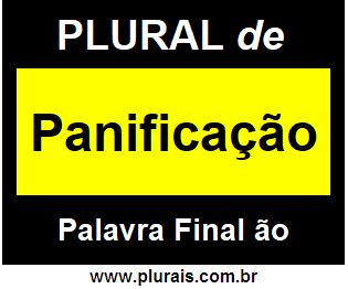 Plural de Panificação