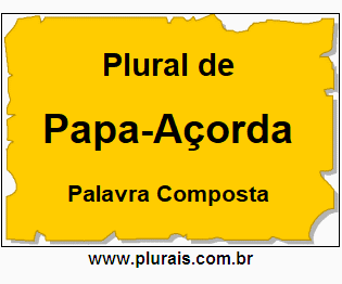 Plural de Papa-Açorda